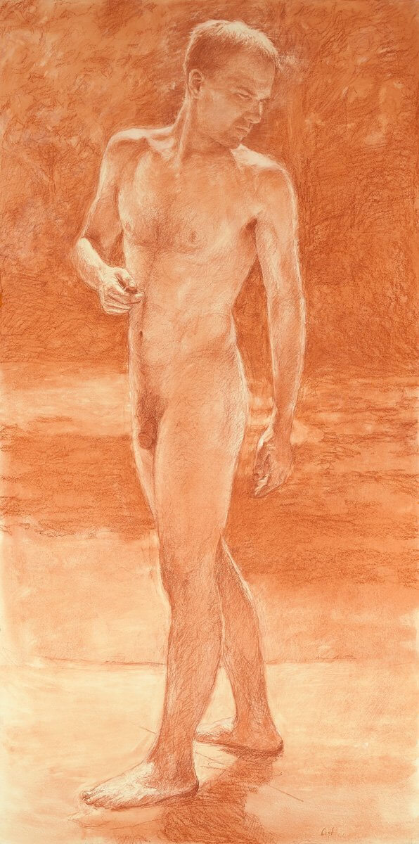 The Fidget – Male Nude Full Figure Study